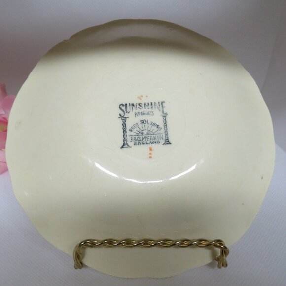 J&G Meakin England 'Sunshine' Vintage TEACUP & Saucer (K619) - Picture 5 of 8